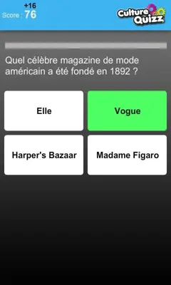 Culture Quizz android App screenshot 6